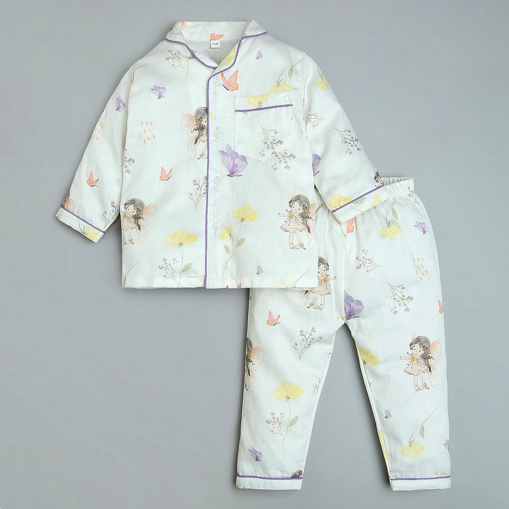 Organic Cotton Night Suit - Pixie Dust