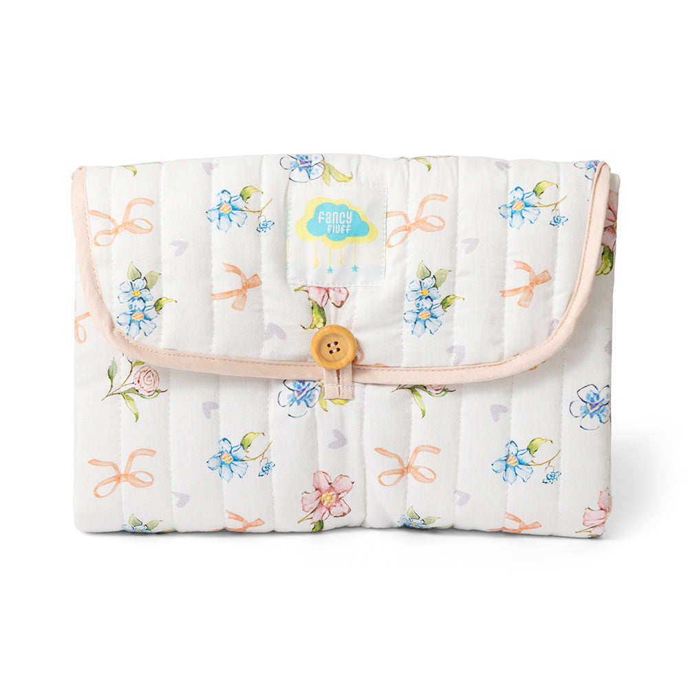 Organic Portable Changing Mat - Heirloom