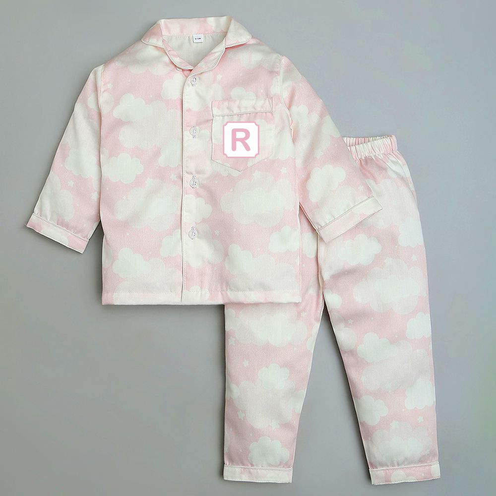 Organic Cotton Night Suit - Cloud Pink