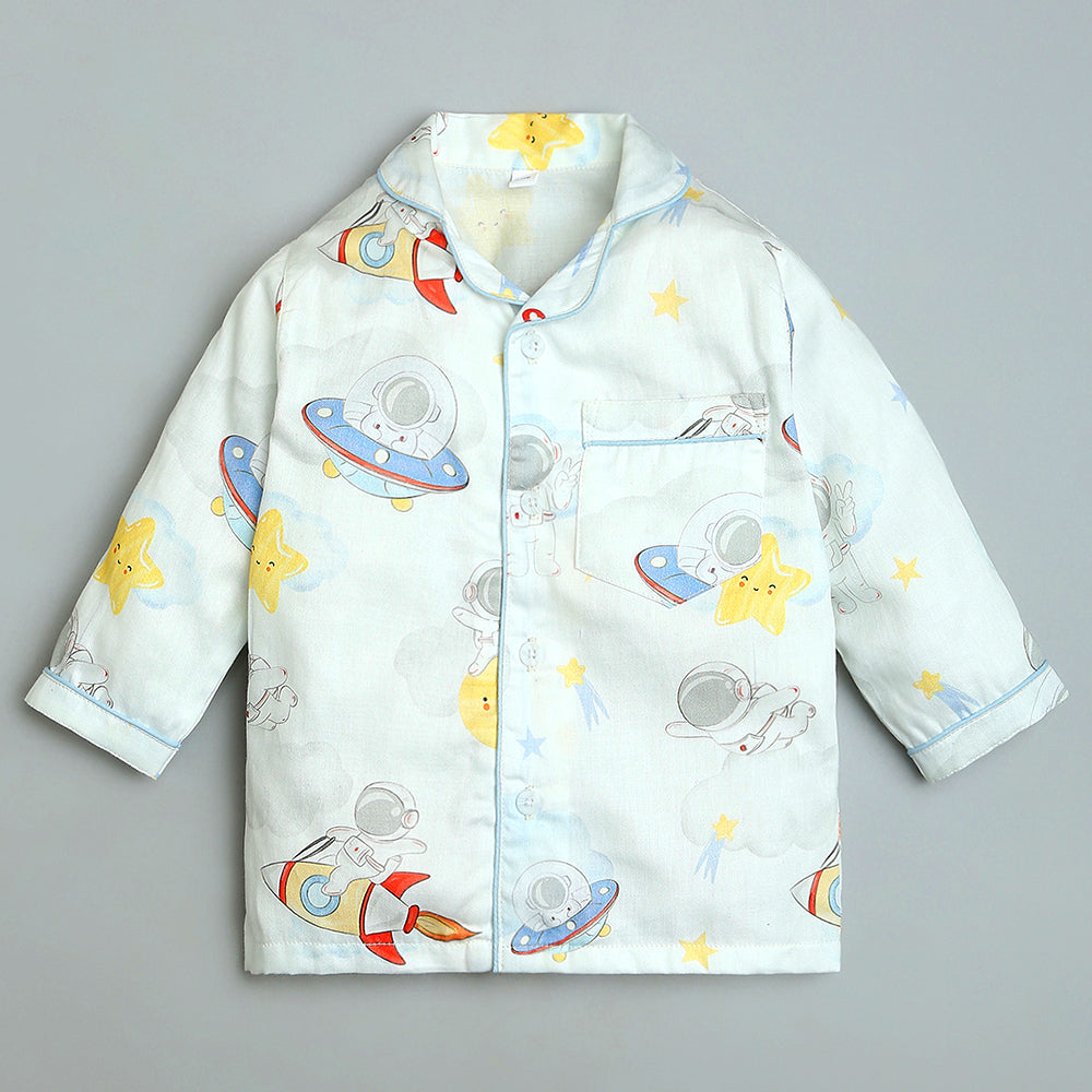 Organic Cotton Night Suit - Nova