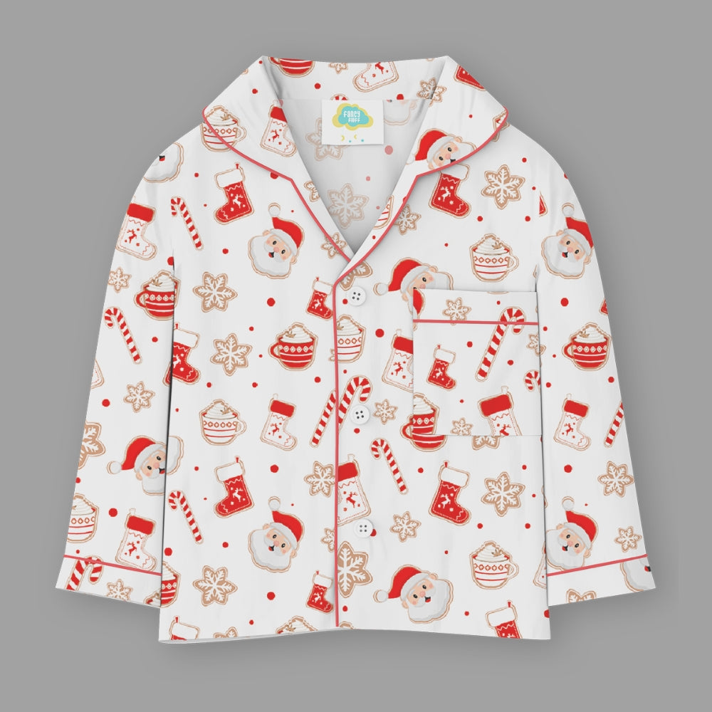 Christmas Cotton Night Suit - Ho Ho Ho