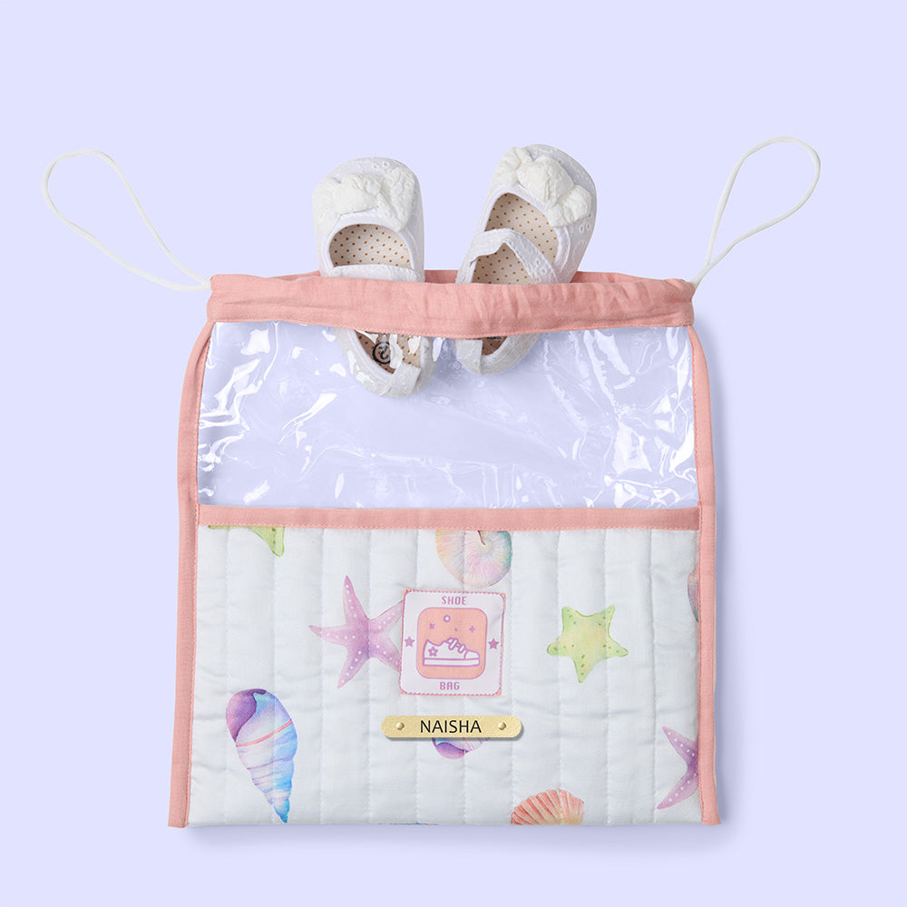 Organic Shoe Bag - Sea Fantasy