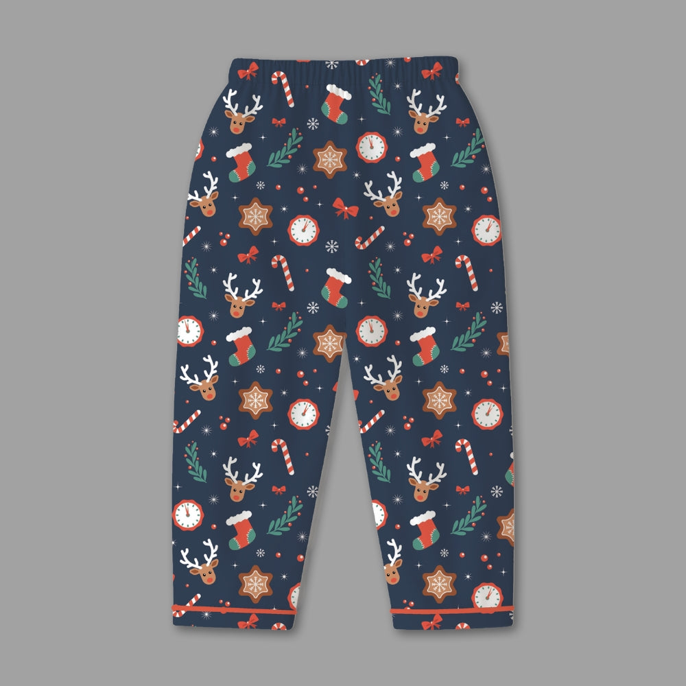 Christmas Cotton Night Suit - Santas Elf