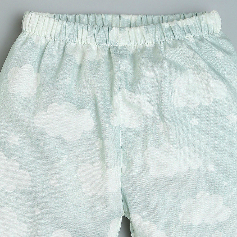 Organic Cotton Night Suit - Cloud Grey