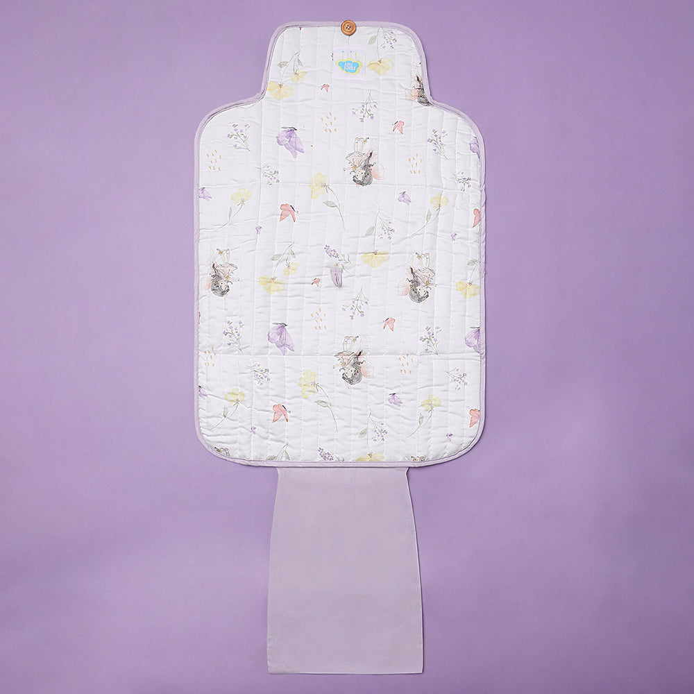 Organic Cotton On - The - Go Changing Mat - Pixie Dust