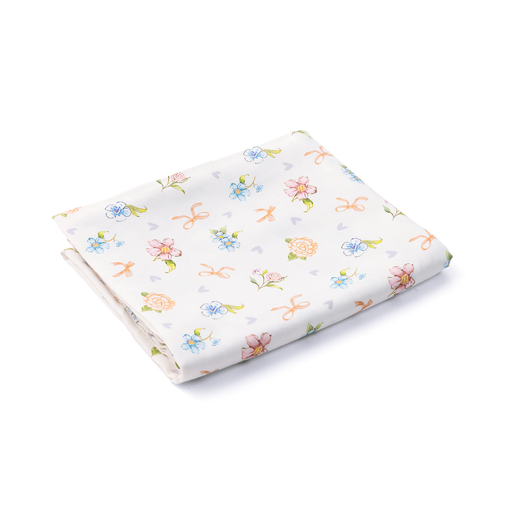 Organic Cot Bedsheet - Heirloom