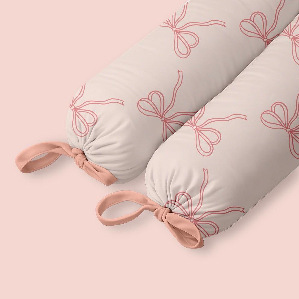 Set of 2 Organic Bolsters - Bella