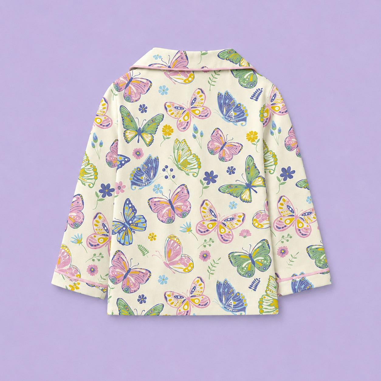 Pure Cotton Night Suit - Butterfly