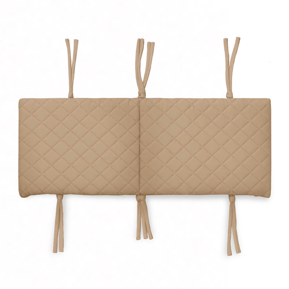 Organic Full Cot Bumper - Beige
