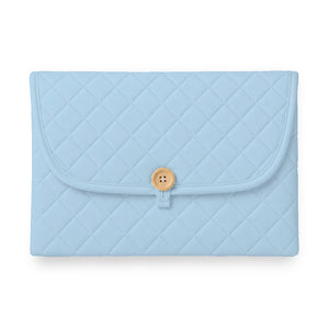 Organic Portable Changing Mat - Blue