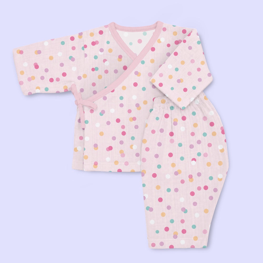 Bamboo Muslin First Days Set - Confetti