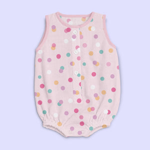 Bamboo Muslin Romper - Confetti