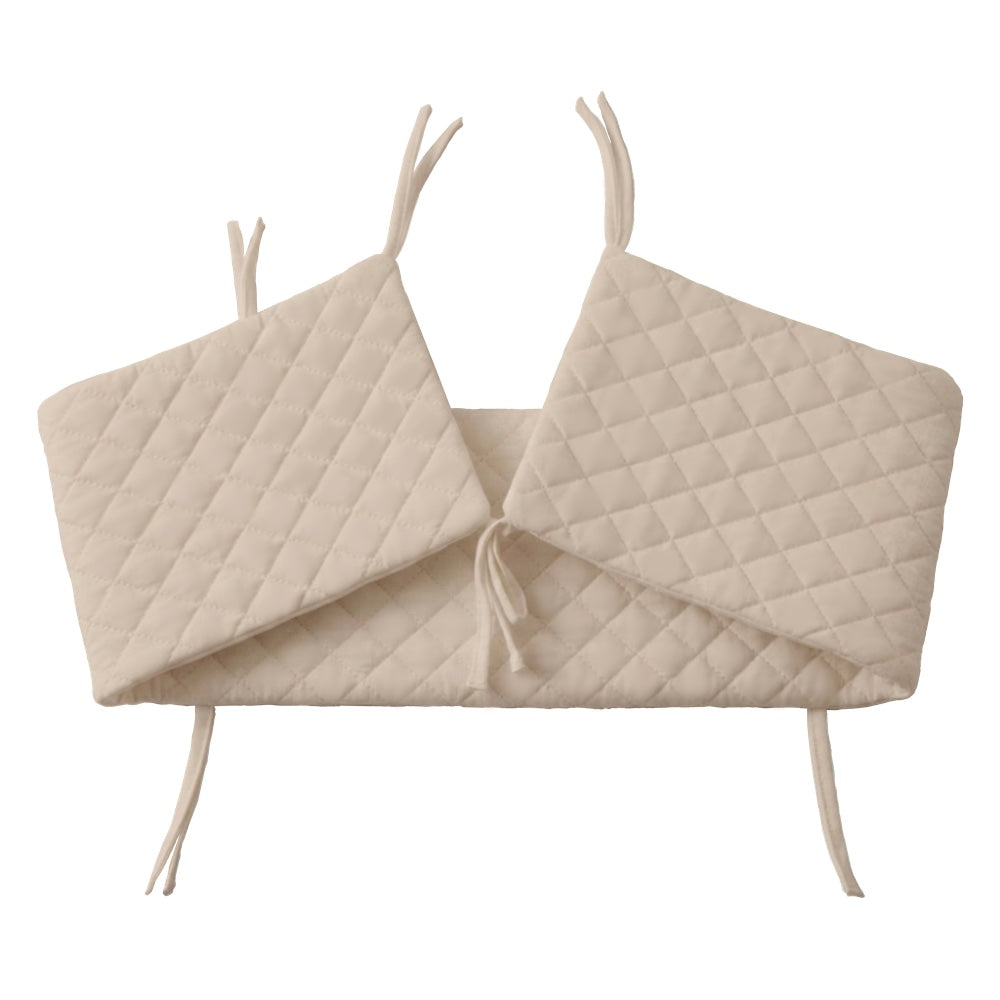 Organic Half Cot Bumper - Cream