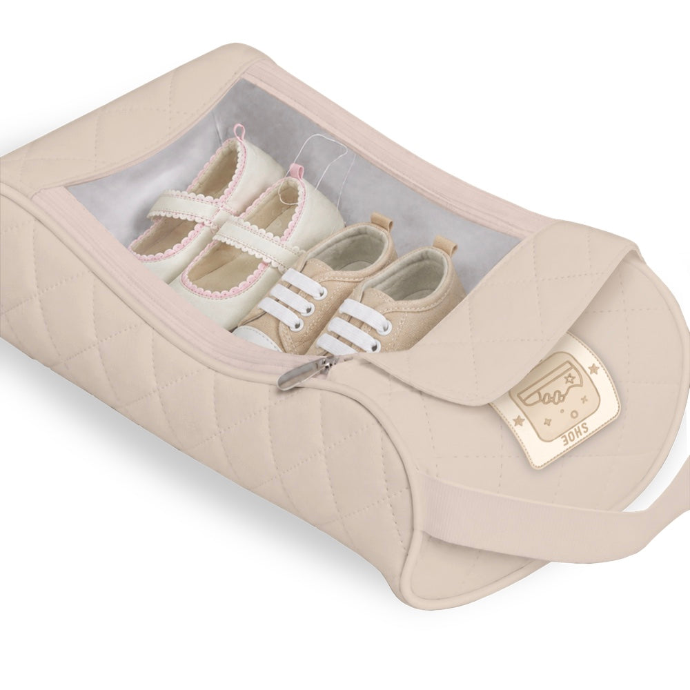 Organic Shoe Bag - Cream