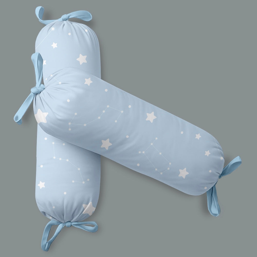 Set of 2 Organic Bolsters - Cosmos