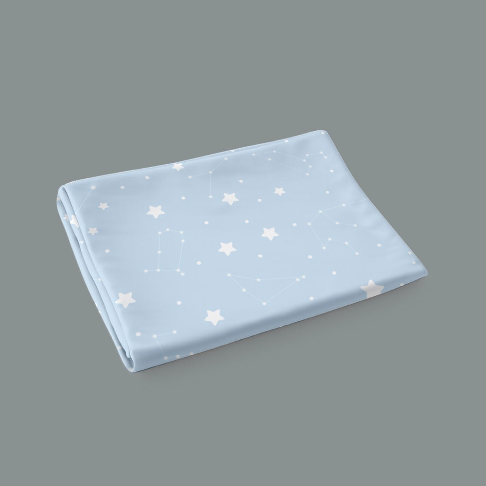 Organic Cot Sheet- Cosmos