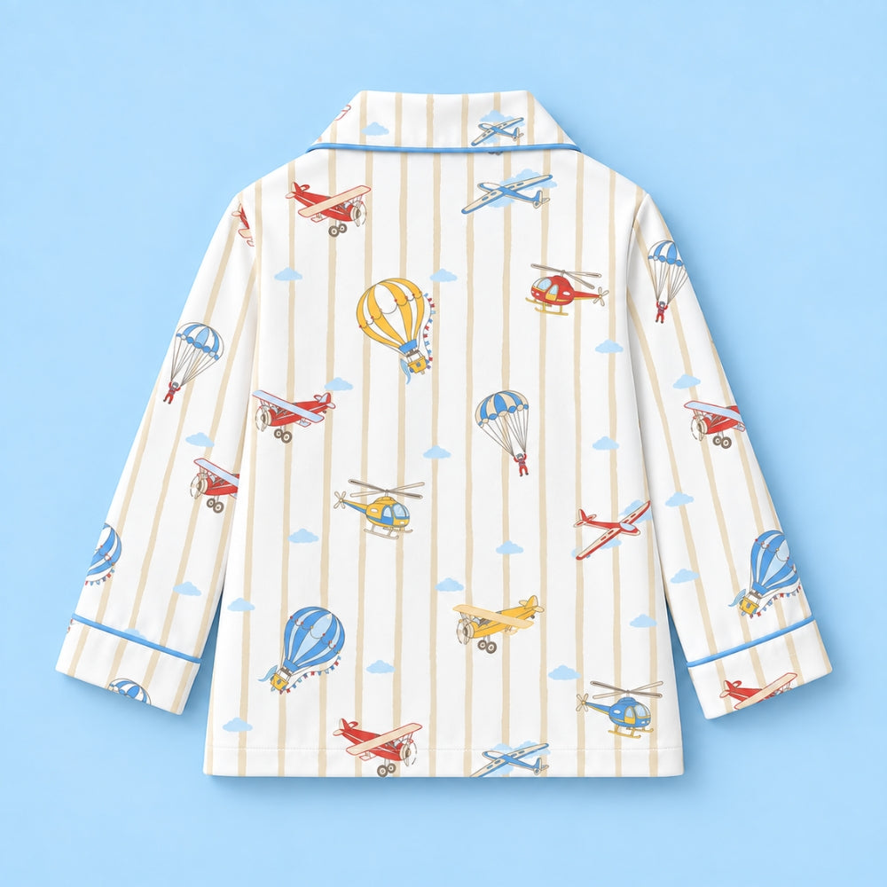Pure Cotton Night Suit - Fly