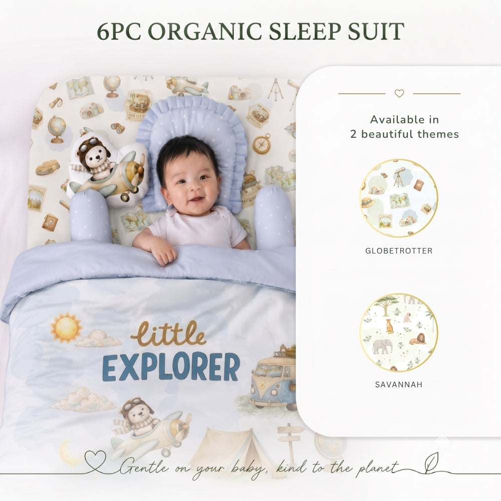 6 Pc Organic Sleep Suite - Globetrotter
