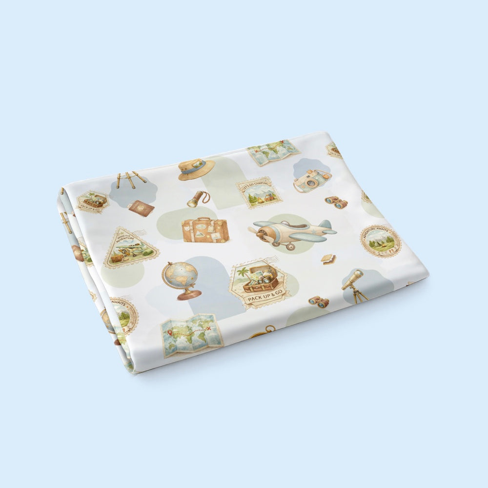 Organic Cot Sheet- Globetrotter