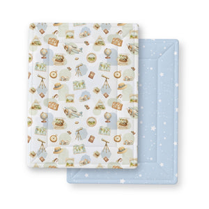 Set of 2 Organic Changing Sheet - Globetrotter