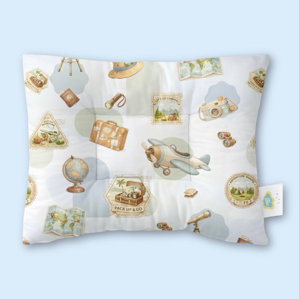 Organic Baby Head Nest - Globetrotter