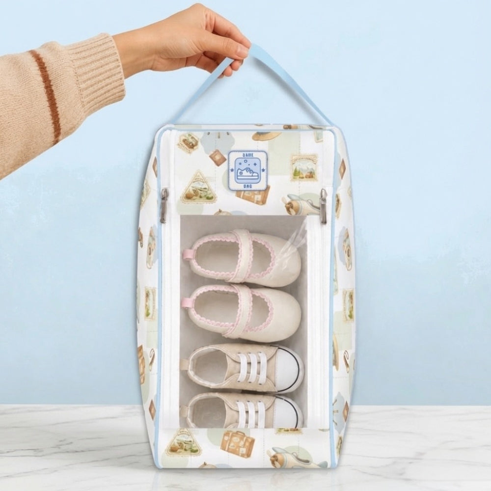 Organic Shoe Bag - Globetrotter
