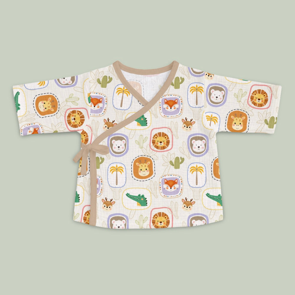 Bamboo Muslin First Days Set - Happy Faces