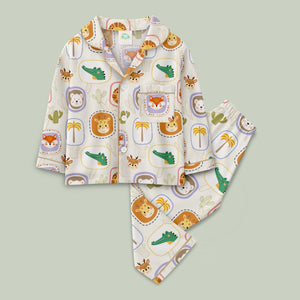 Organic Night Suit - Happy Faces