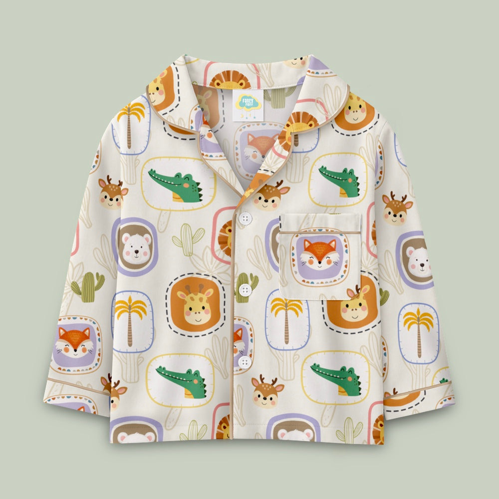 Organic Night Suit - Happy Faces