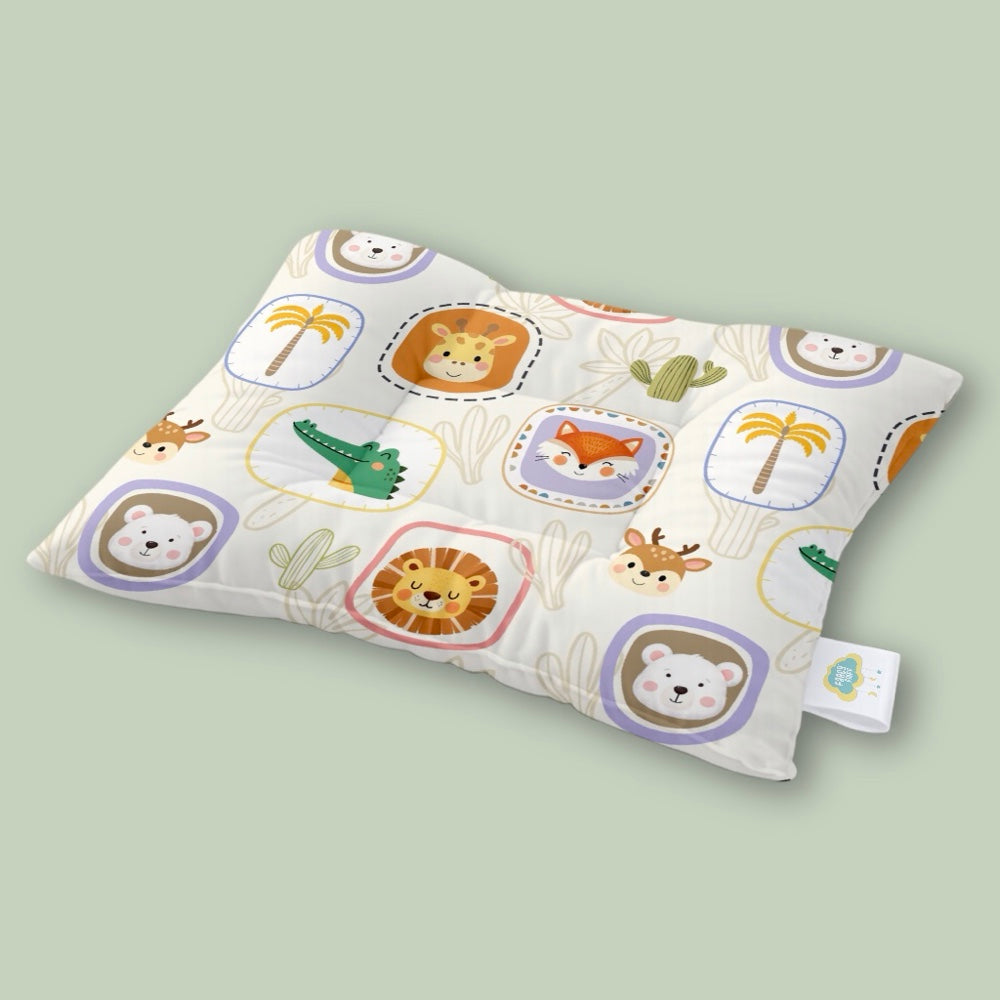 Organic Baby Head Nest - Happy Faces