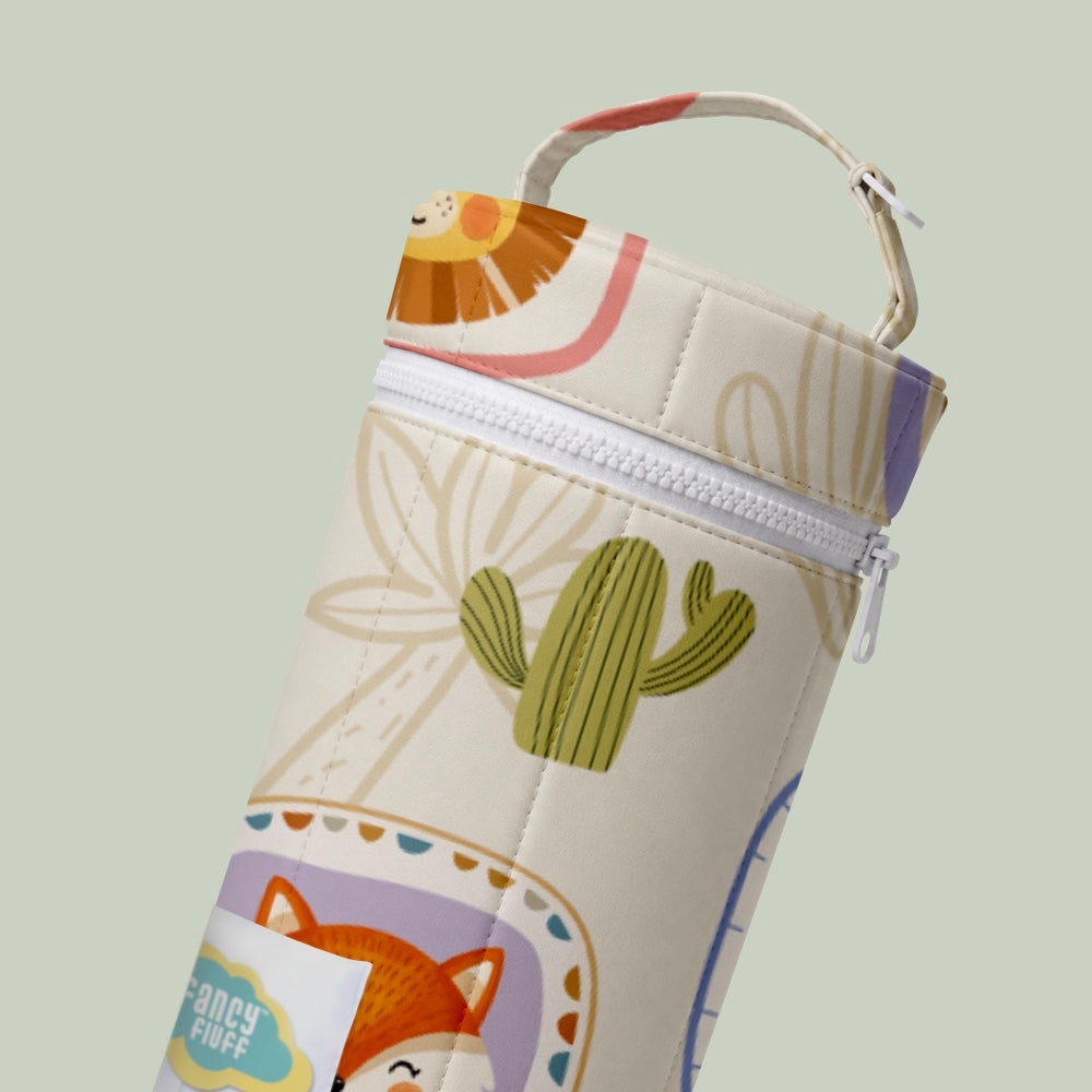 Organic Stay Fresh Bottle Cover - Happy Faces