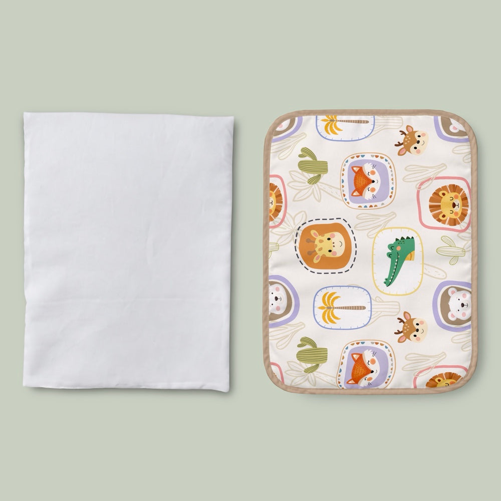 Organic Rai Pillow - Happy Faces