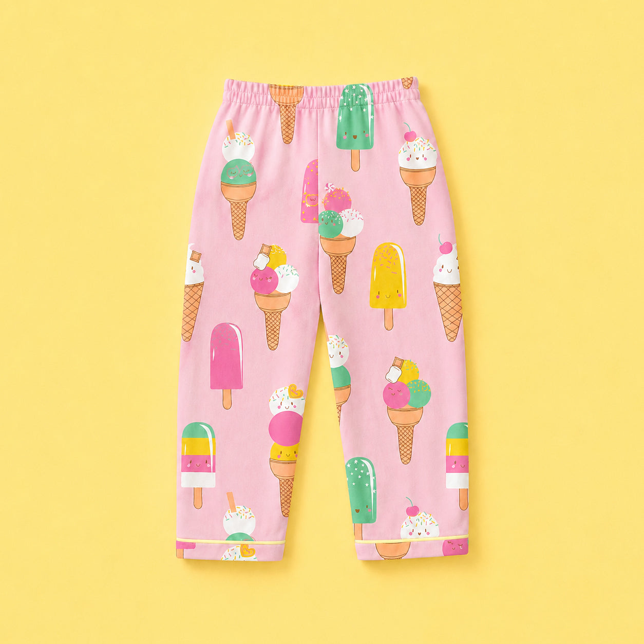 Pure Cotton Night Suit - Ice Cream