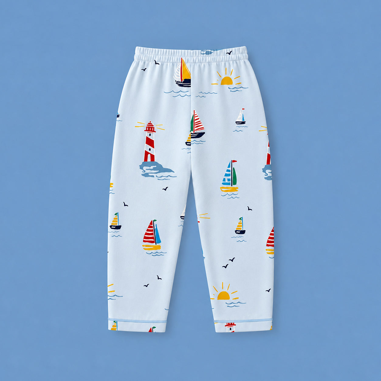 Pure Cotton Night Suit - Nautical
