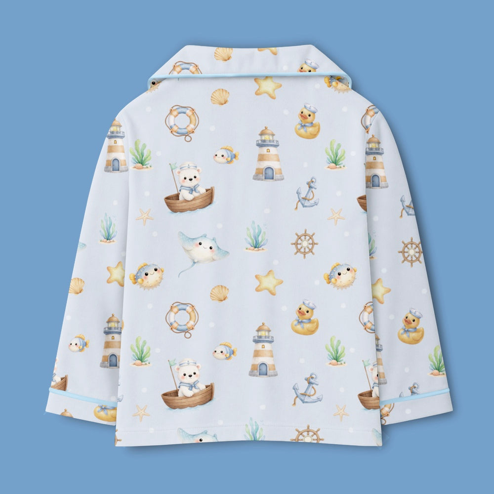Organic Night Suit - Ocean Pals