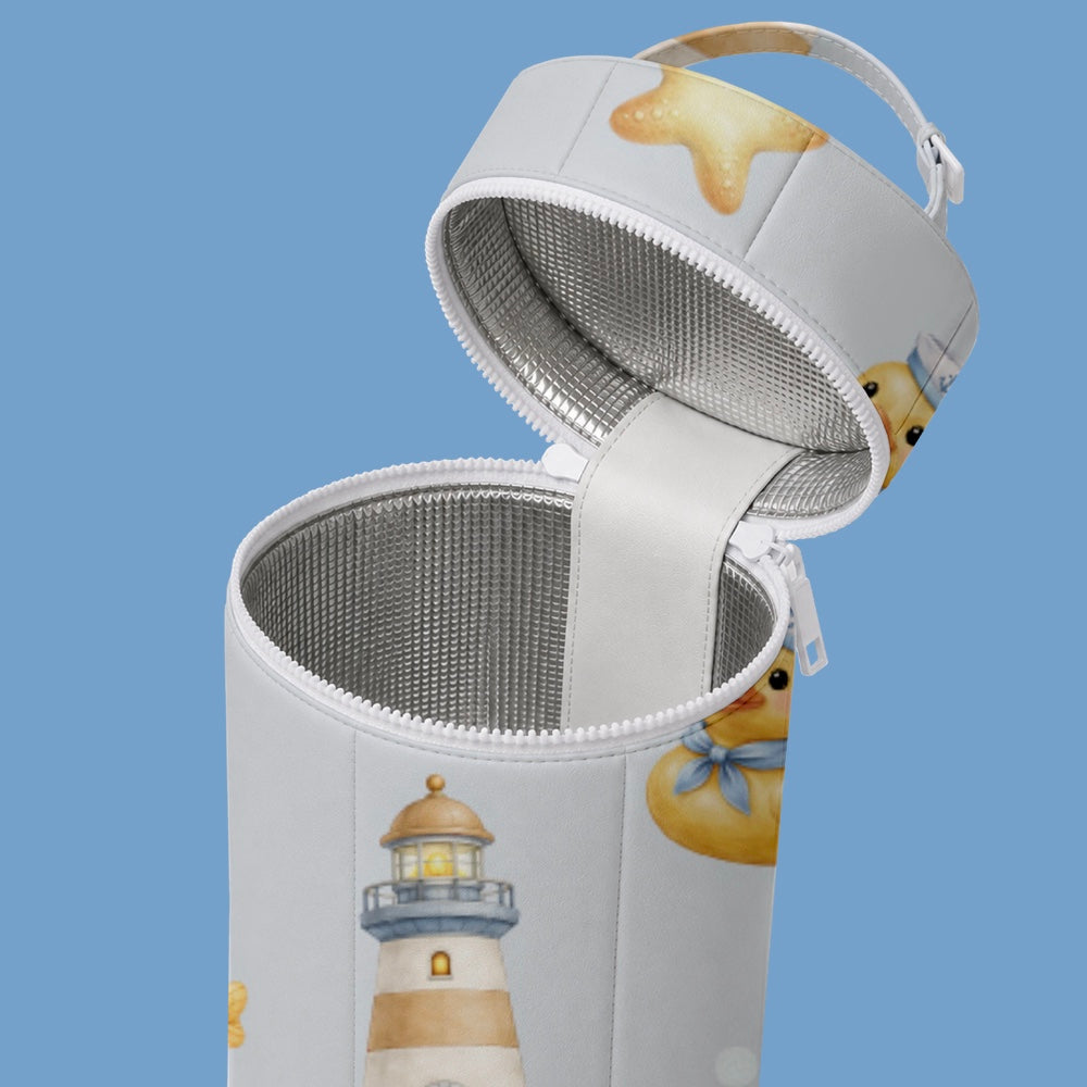 Organic Stay Fresh Bottle Cover - Ocean Pals