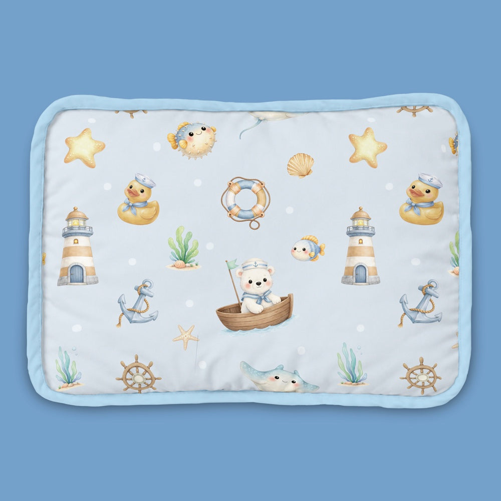 Organic Rai Pillow - Ocean Pals