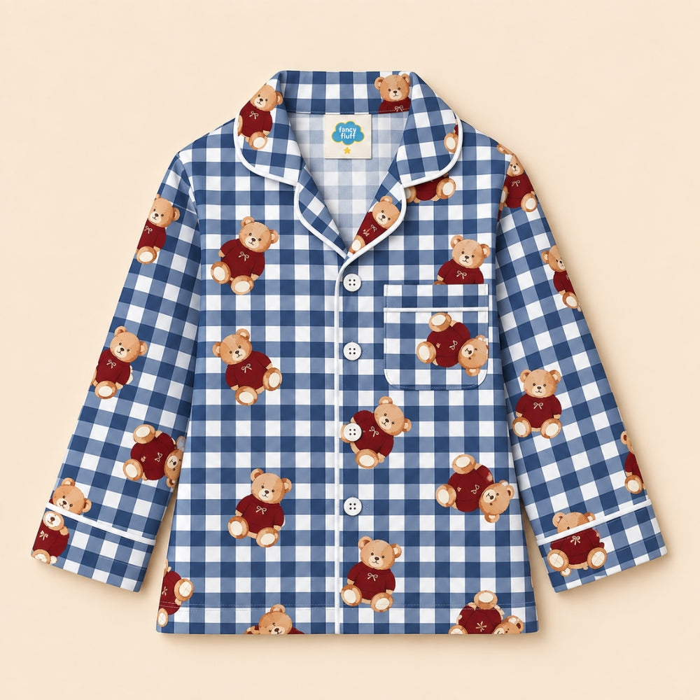 Pure Cotton Night Suit - Polo Club
