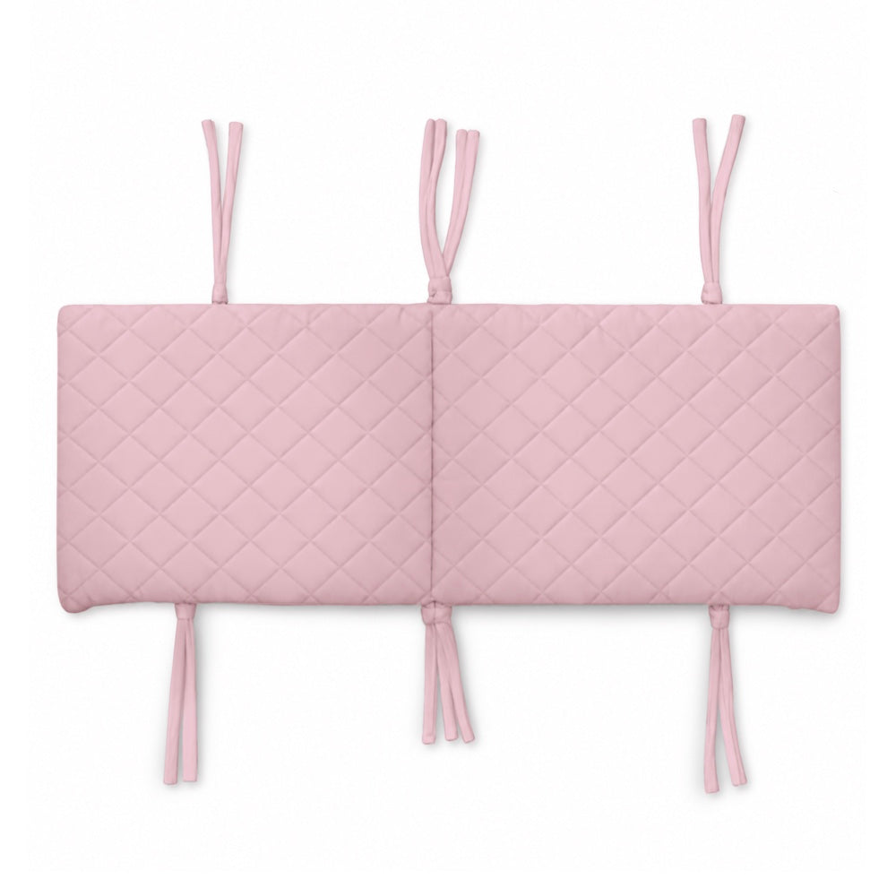 Organic Half Cot Bumper - Pink