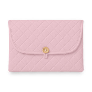 Organic Portable Changing Mat - Pink