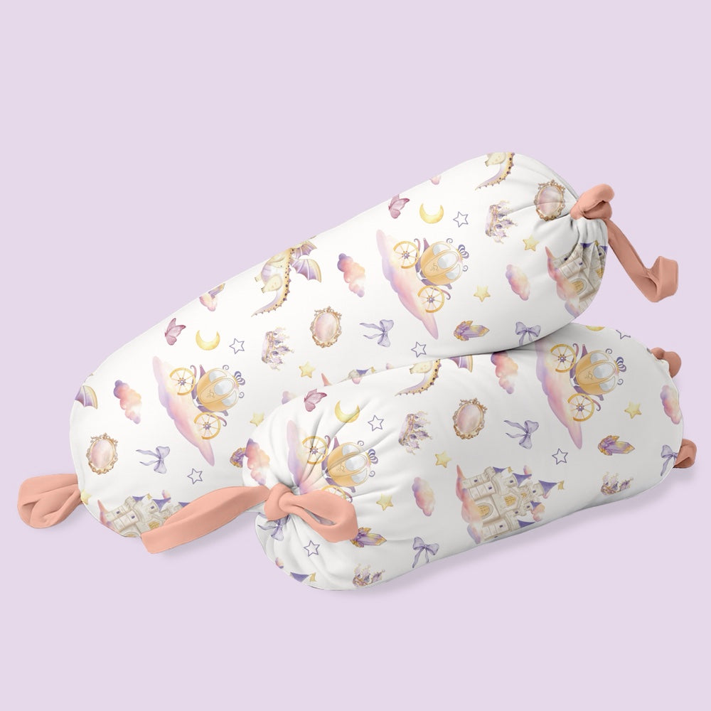 Set of 2 Organic Bolsters - Princess