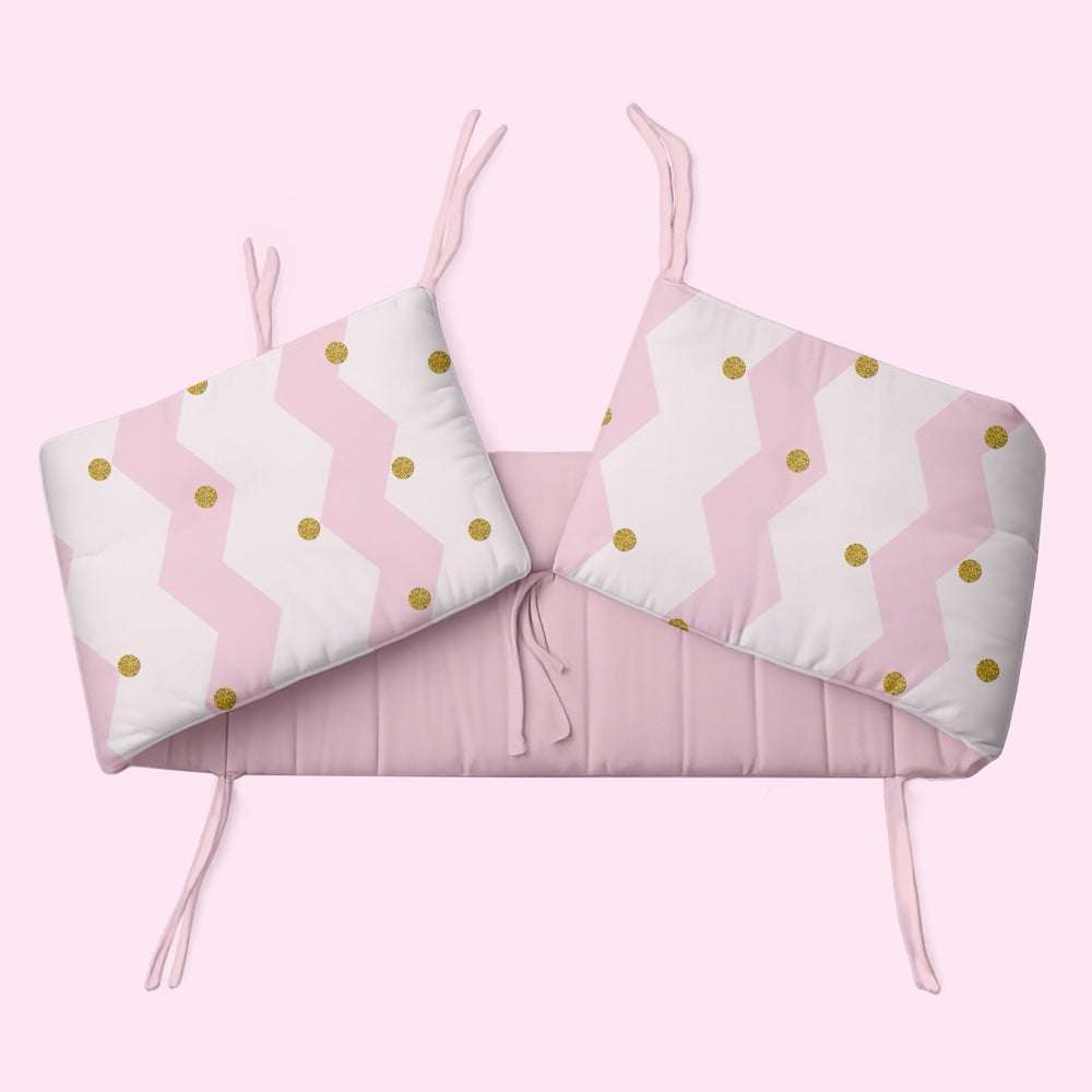 Organic Half Cot Bumper - Sugarcube