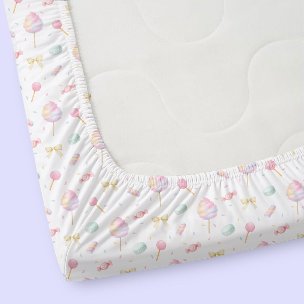 Pack of 2 Organic Fitted Sheet - Sugar Rush