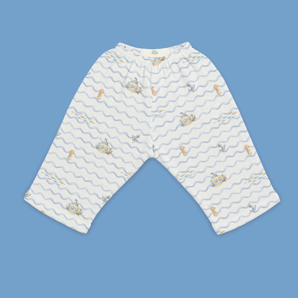 Bamboo Muslin First Days Set - Submarine