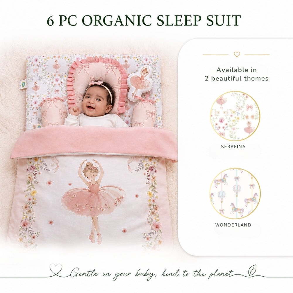 6 Pc Organic Sleep Suite - Serafina