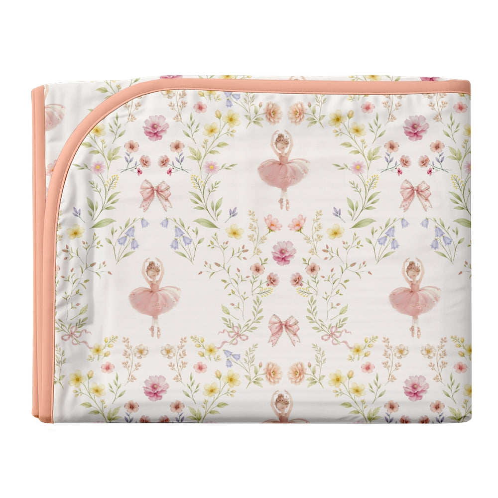 6 Pc Organic Cot Bedding Set - Serafina