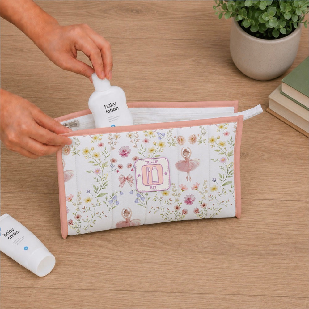 Organic Tri-Zip Utility Kit - Serafina