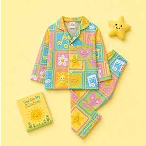 Pure Cotton Night Suit - Sweet melody