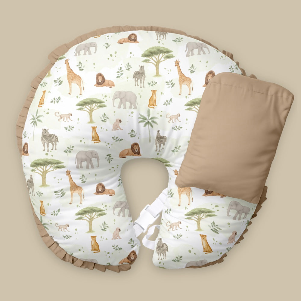 Organic Feeding Pillow + Support Pillow - Savannah