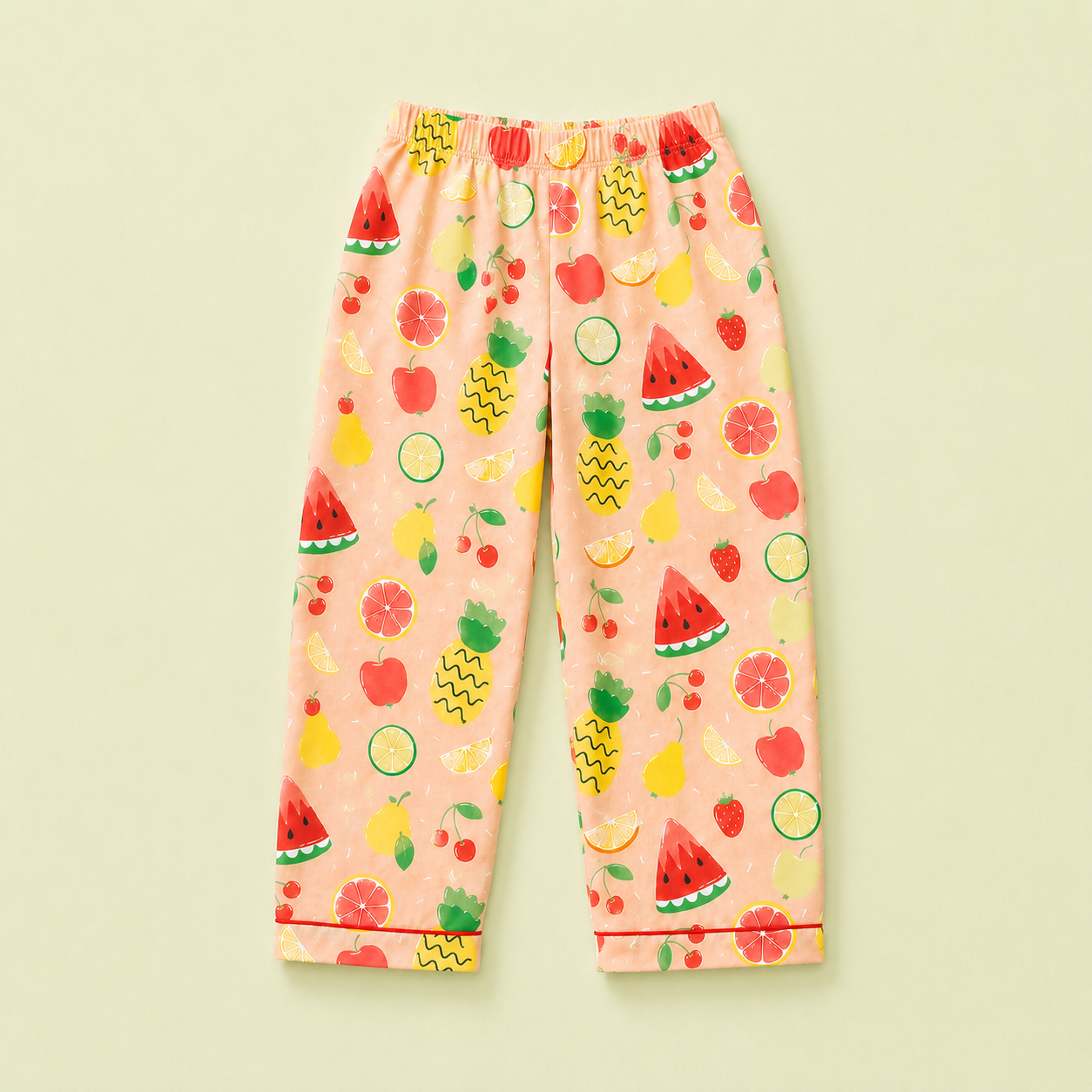 Pure Cotton Night Suit - Tropical